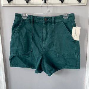 Universal Thread Green high waisted midi shorts